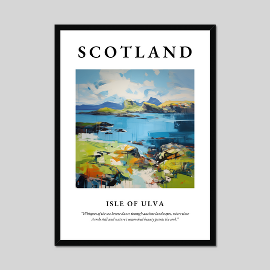 Poster of Isle of Ulva, Scotland.