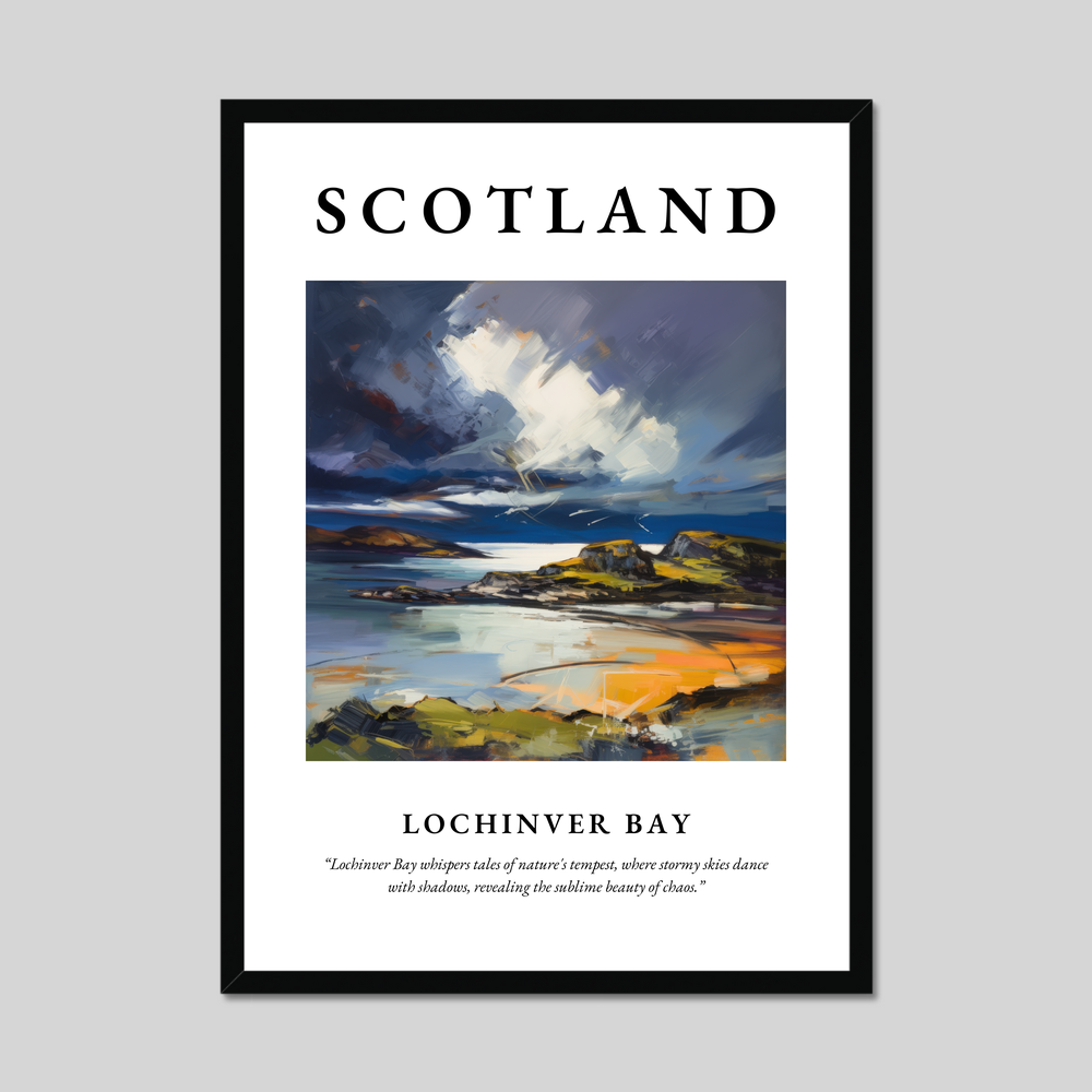 Poster of Lochinver Bay, Scotland.