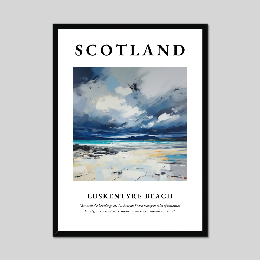 Poster of Luskentyre Beach, Scotland.