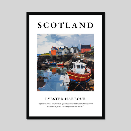 Poster of Lybster Harbour, Scotland.