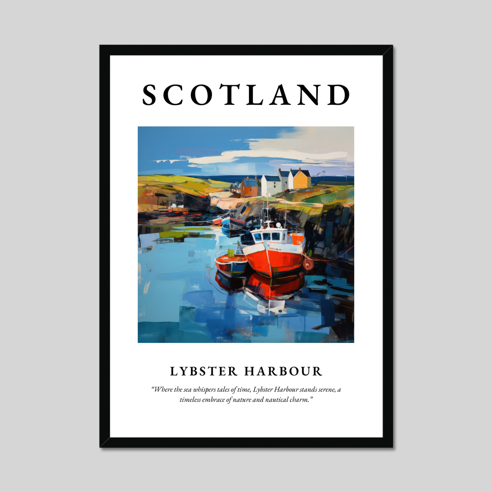 Poster of Lybster Harbour, Scotland.