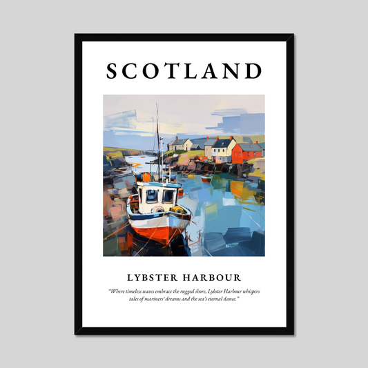 Poster of Lybster Harbour, Scotland.