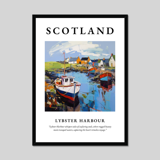 Poster of Lybster Harbour, Scotland.