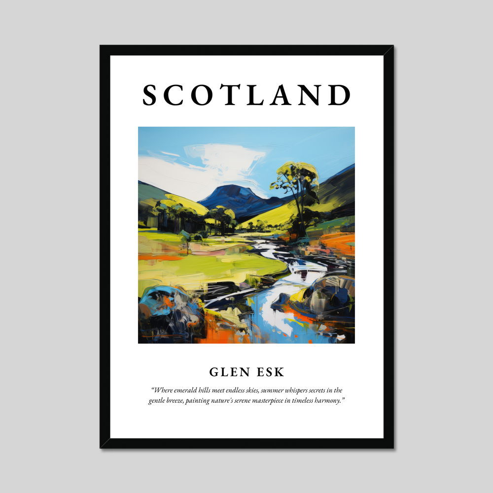 Poster of Glen Esk, Scotland.