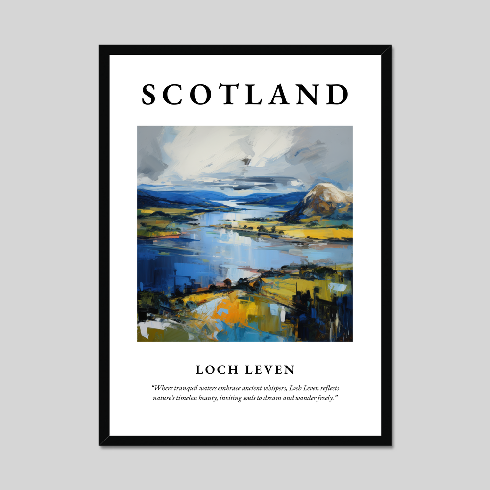 Poster of Loch Leven, Scotland.