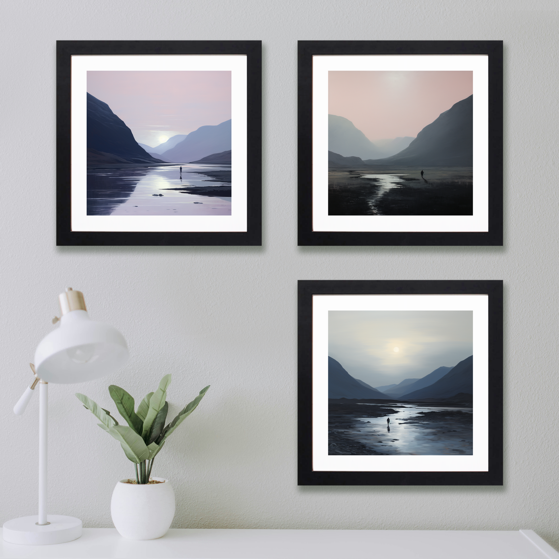 Main product image of Solitary walker at dusk in Glencoe