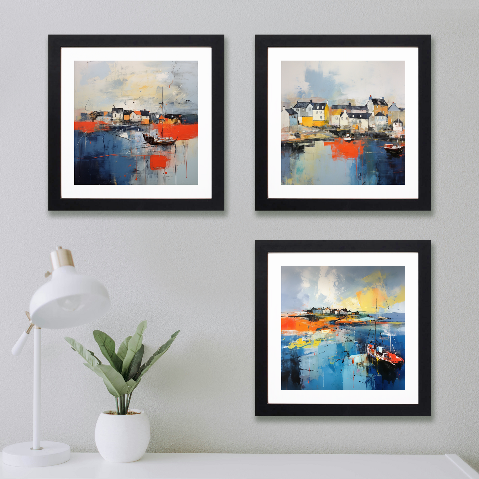 Main product image of North Berwick Harbour with a stormy sky