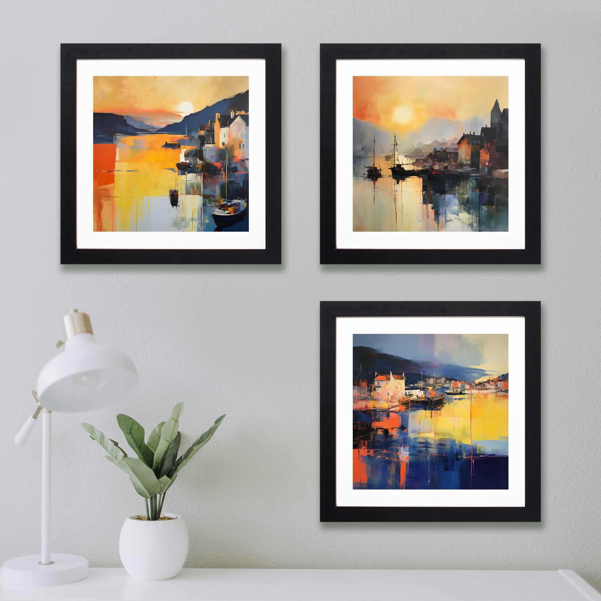 Main product image of Oban Harbour at golden hour