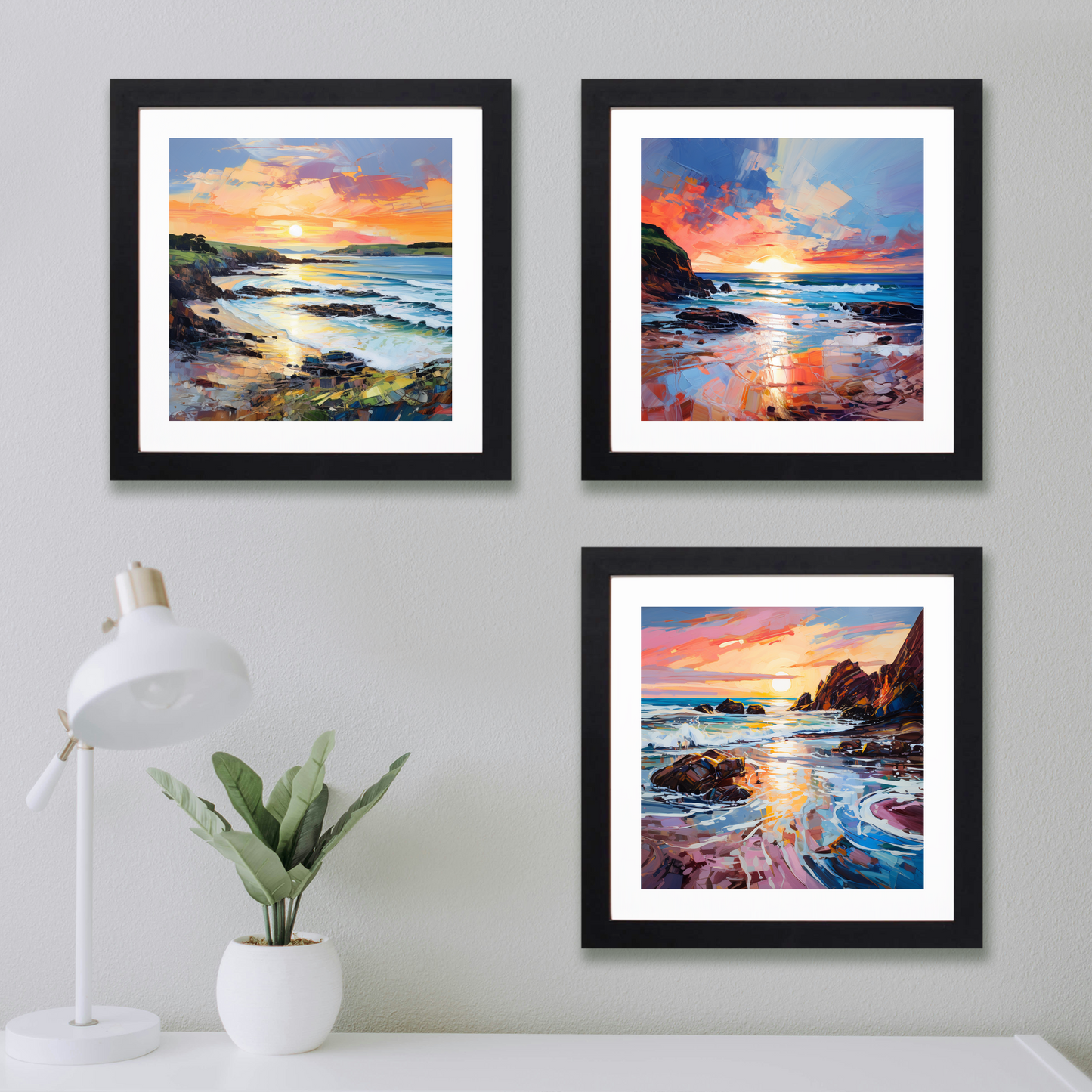 Main product image of Coldingham Bay at sunset