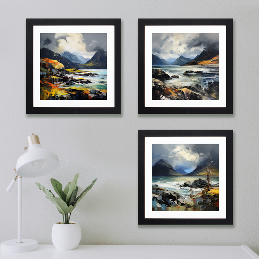 Main product image of Elgol Bay with a stormy sky