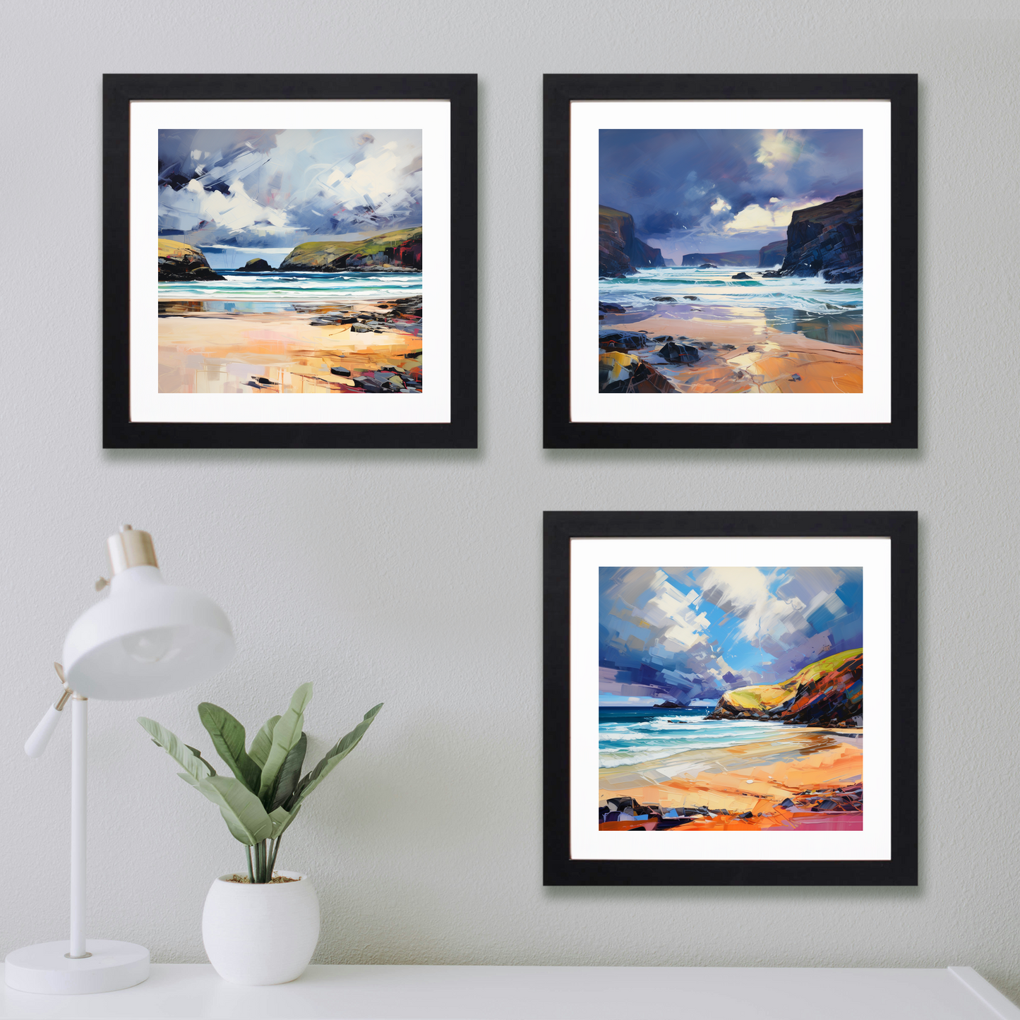 Main product image of Sandwood Bay with a stormy sky