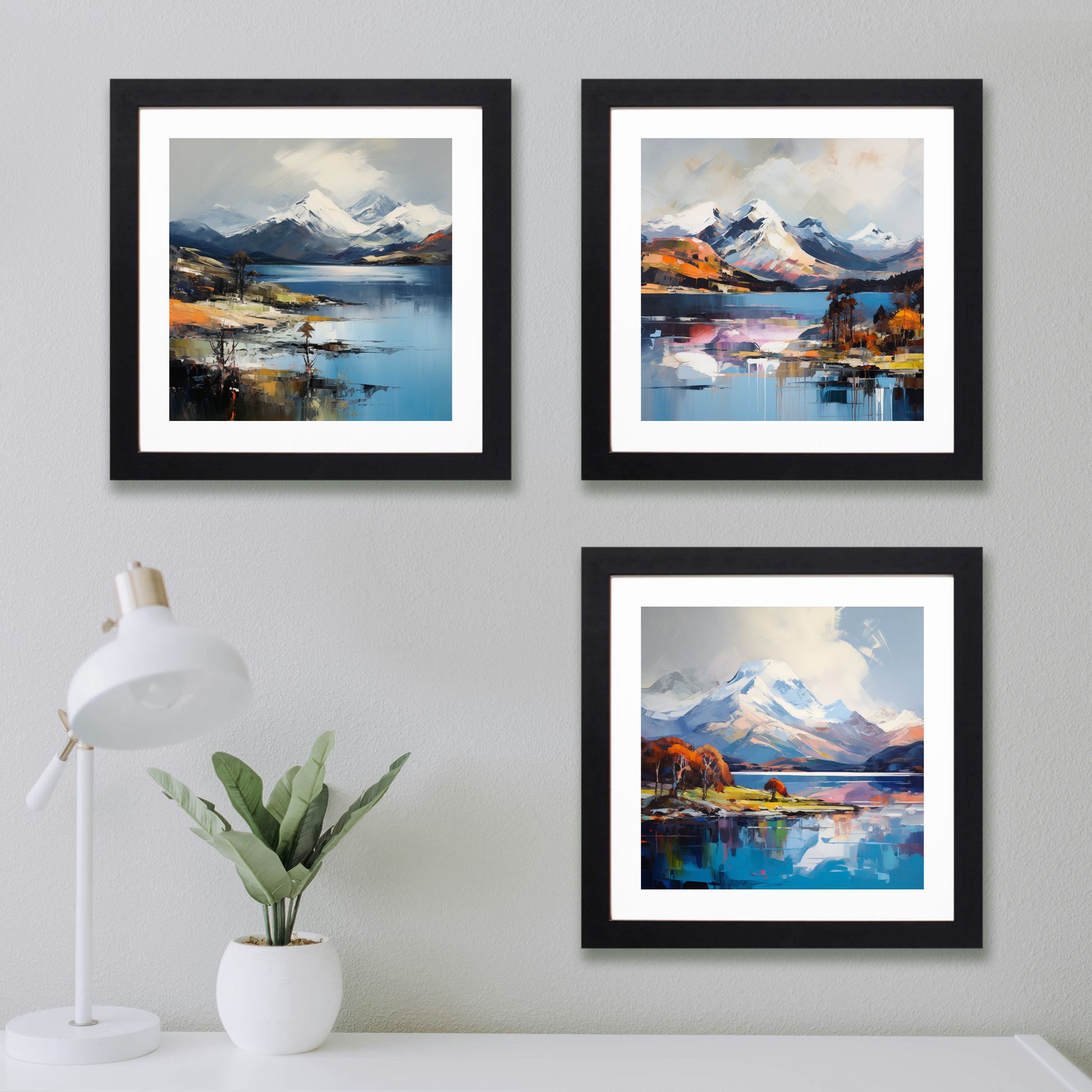 Main product image of Snow-capped peaks overlooking Loch Lomond