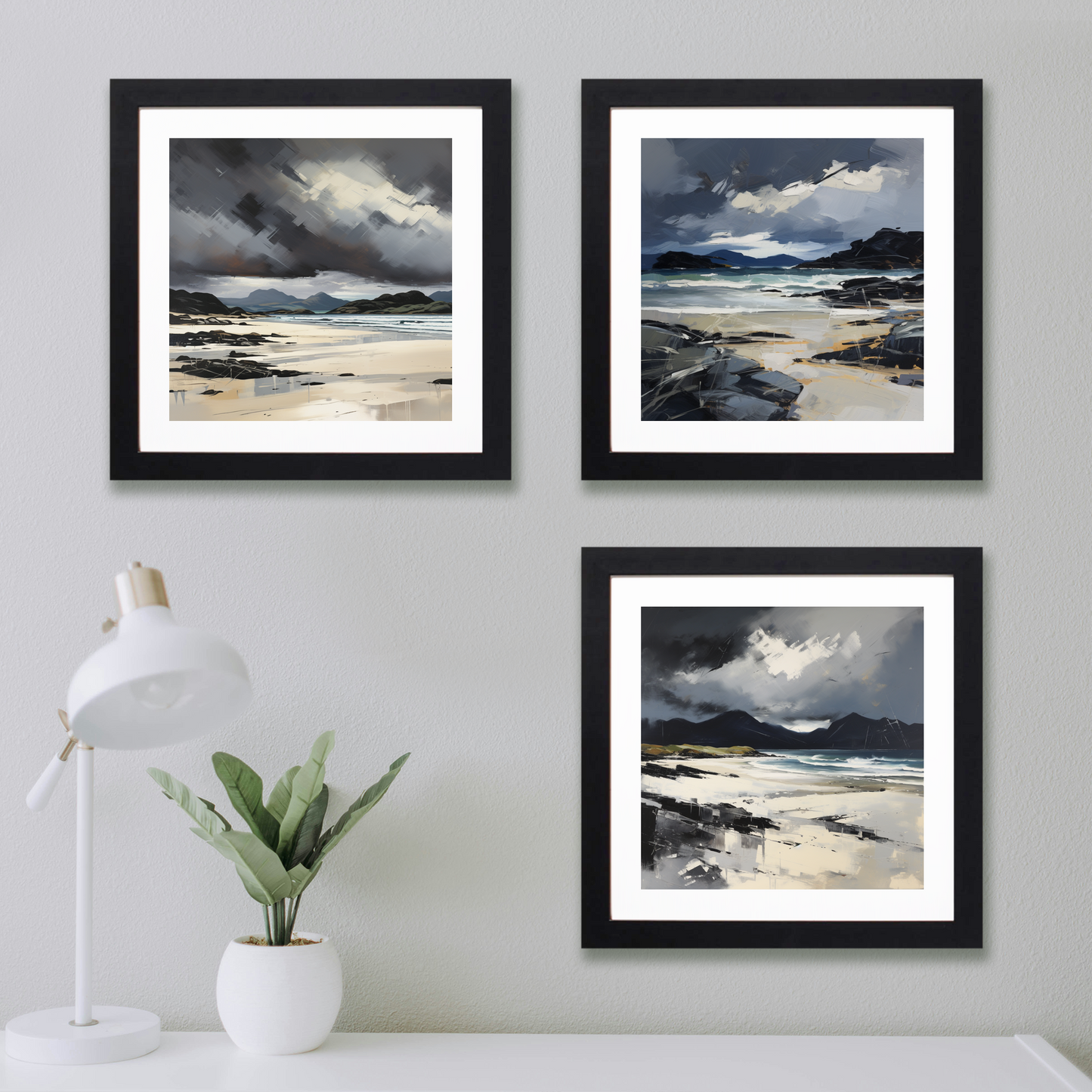 Main product image of Mellon Udrigle Beach with a stormy sky