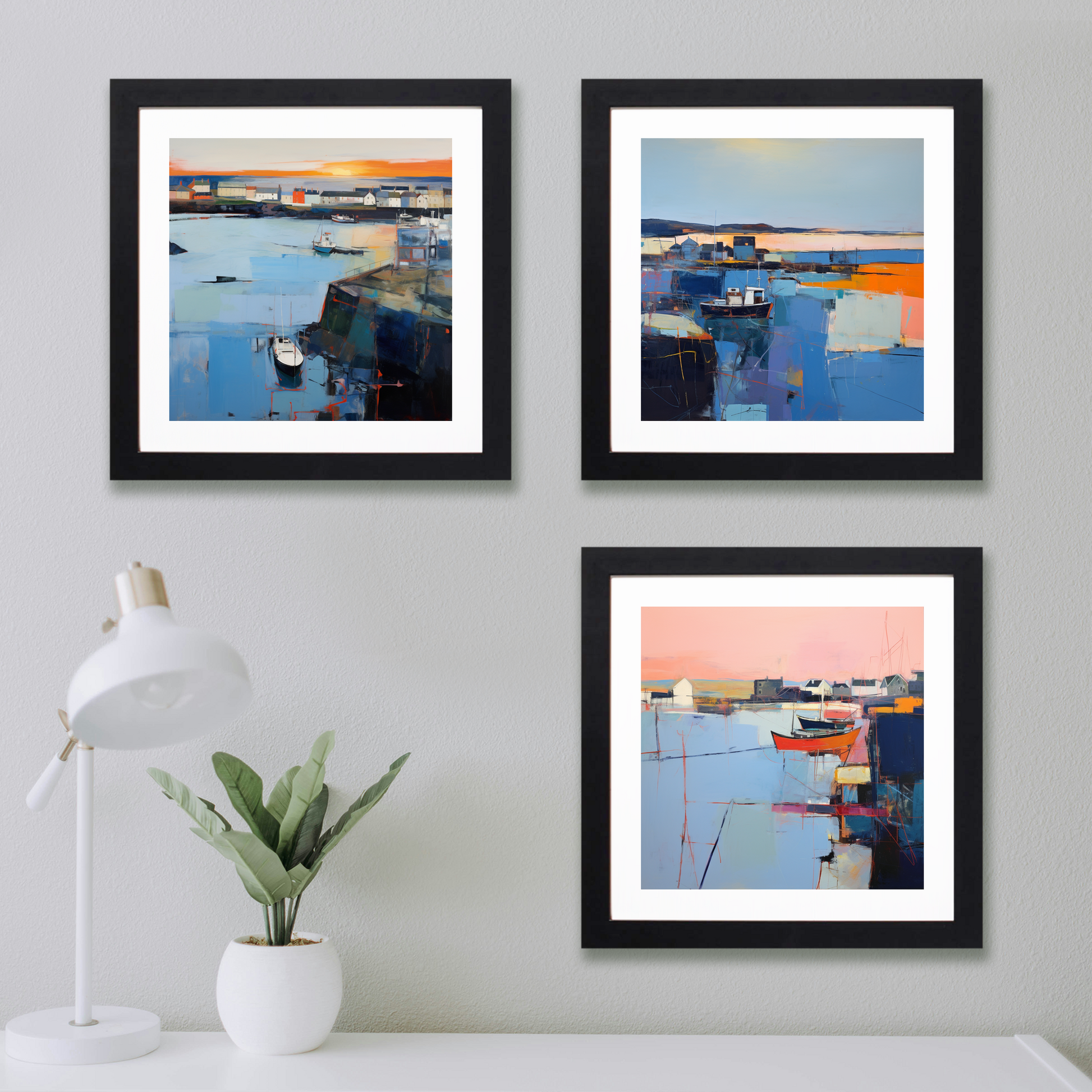 Main product image of North Berwick Harbour at dusk