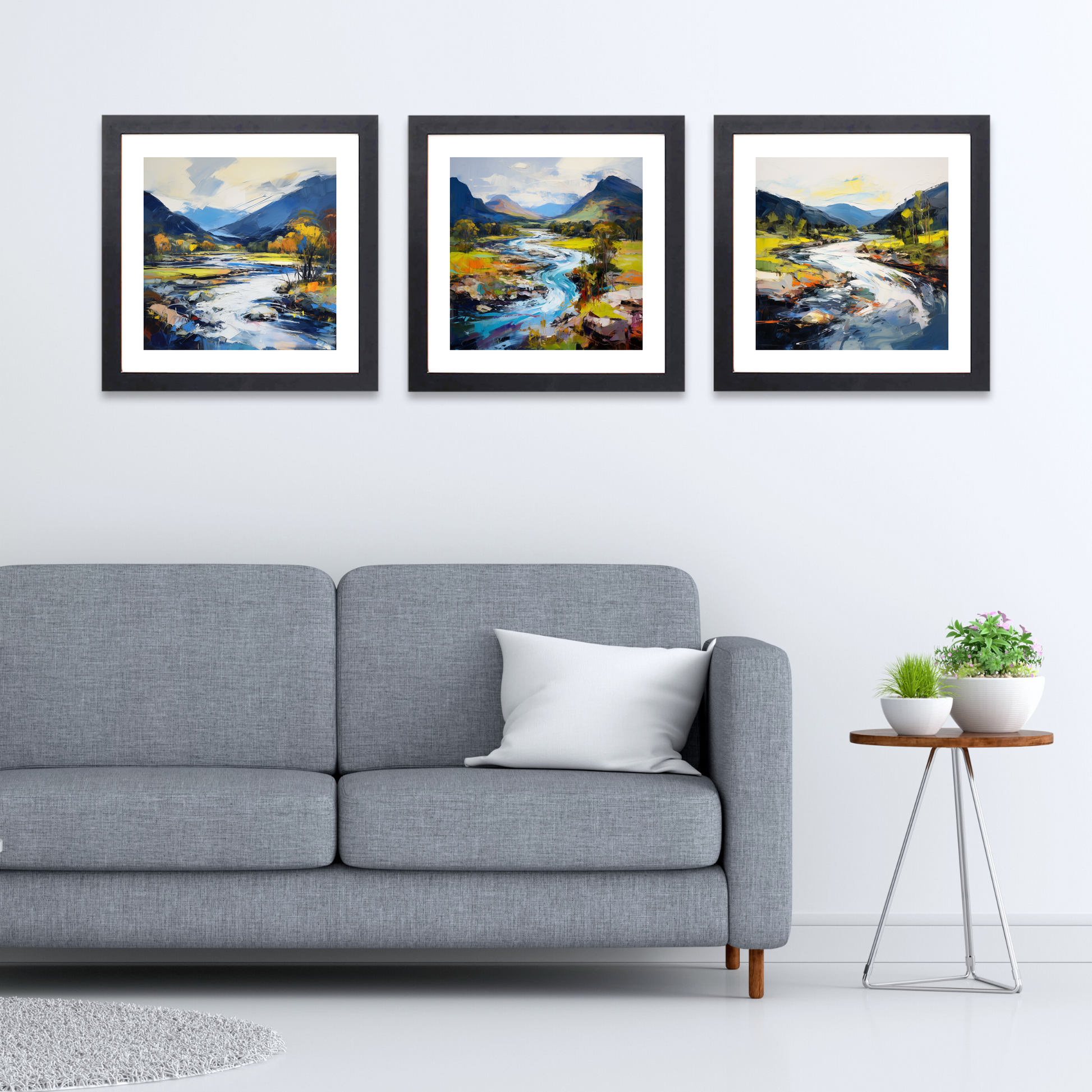 Black frame variant of River Spey, Highlands