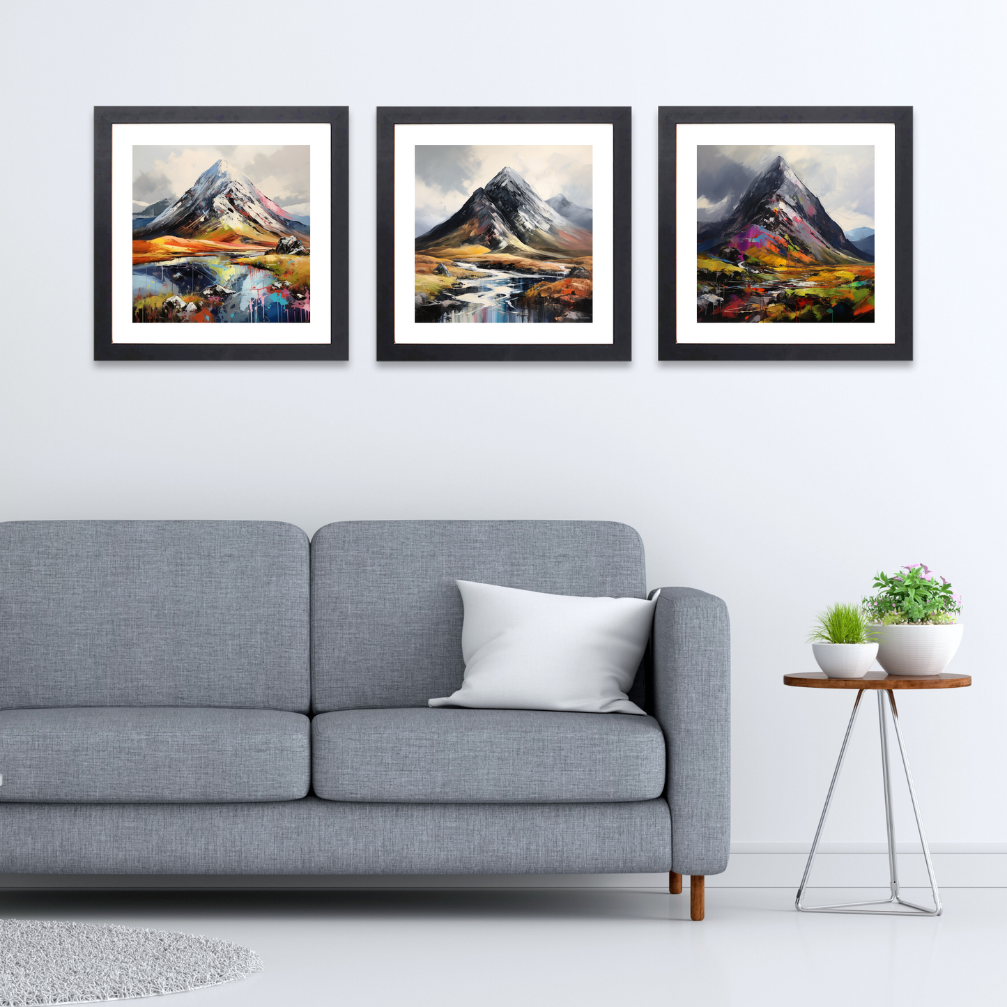 Black frame variant of Stob Dubh (Buachaille Etive Beag)