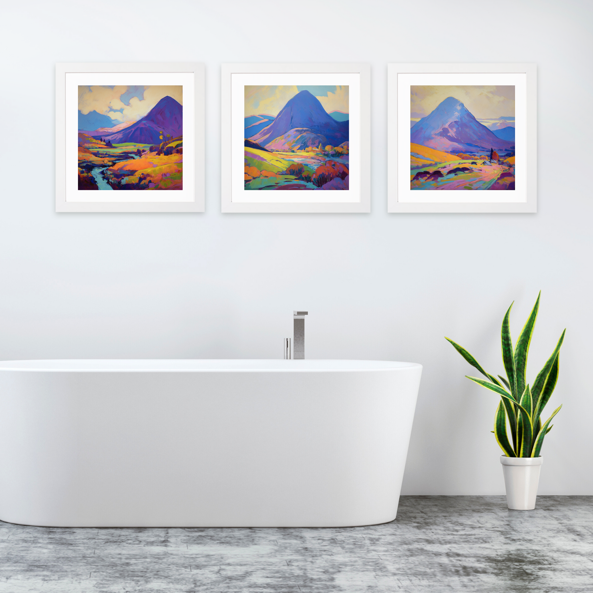 White frame variant of Stob Dubh (Buachaille Etive Beag)