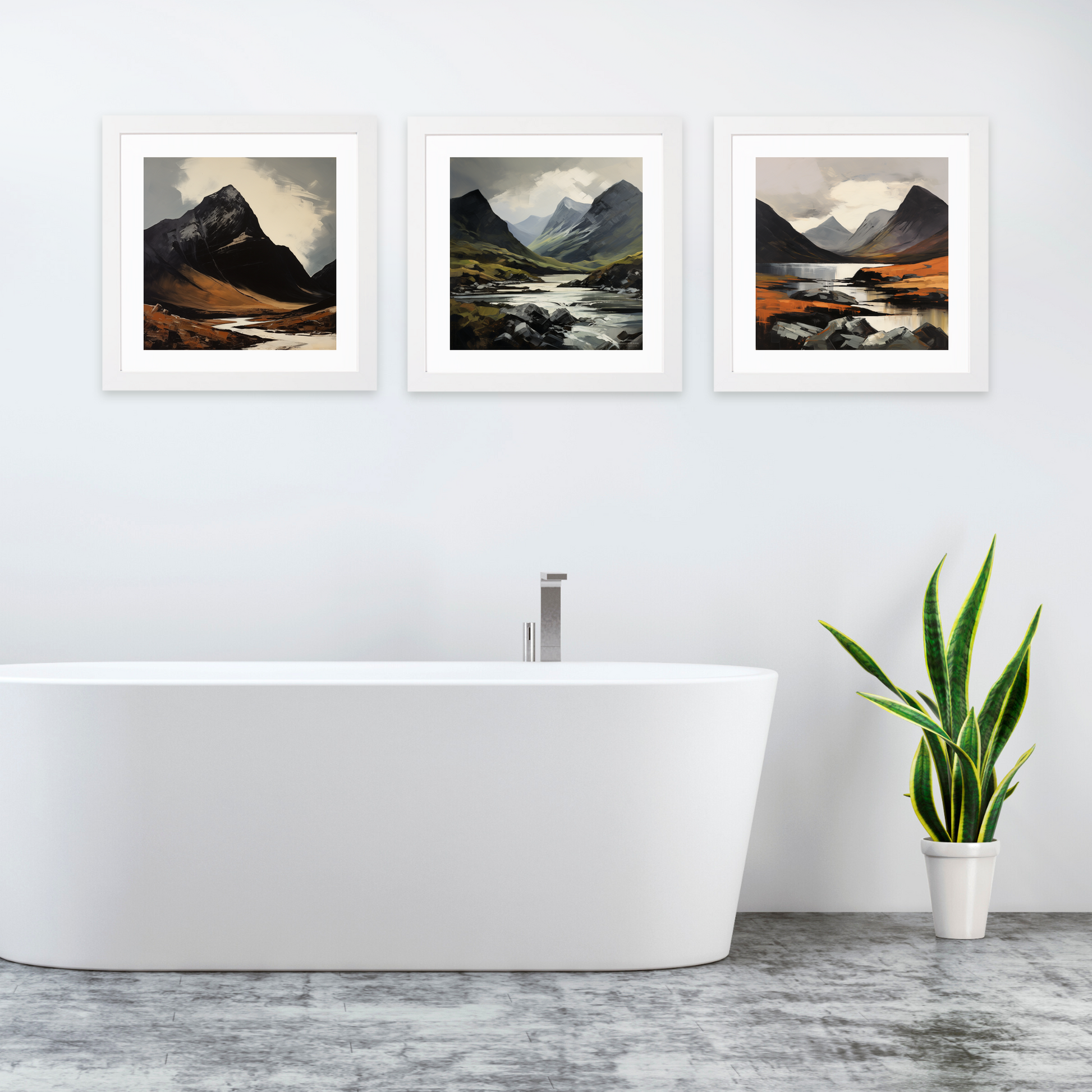 White frame variant of Liathach, Wester Ross