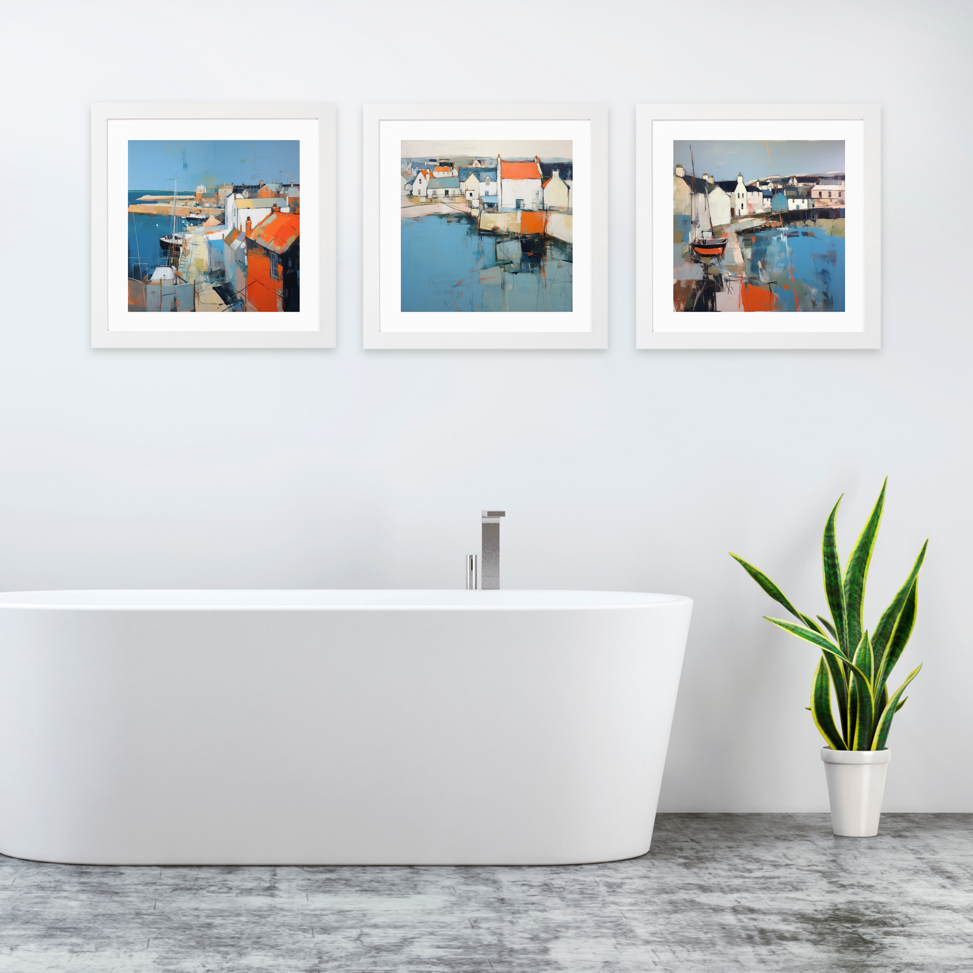 White frame variant of Anstruther, Fife