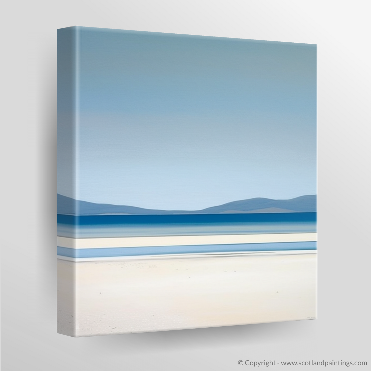 Abstract Luskentyre: A Serene Scottish Shore