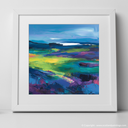 Vibrant Serenity: A Colour Field Ode to Stornoway