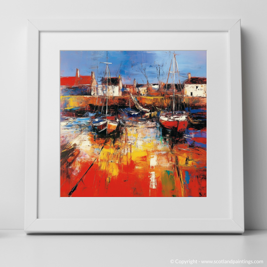 Harbour Hues: An Abstract Voyage through North Berwick