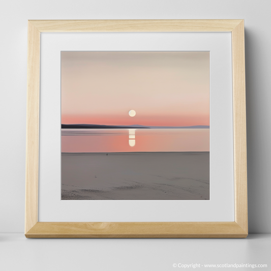 Nairn Beach Sunset Serenity: A Minimalist Masterpiece