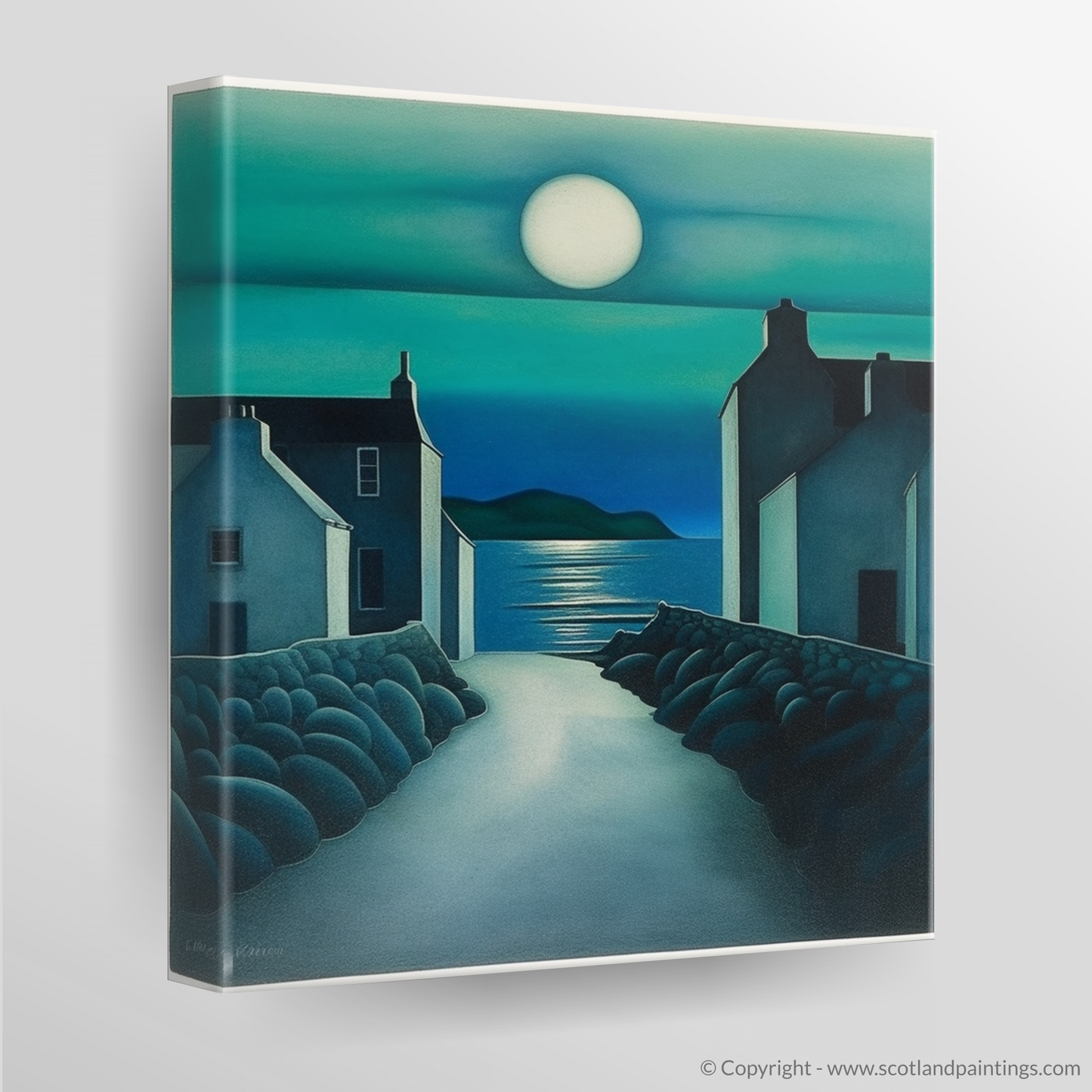 Moonlit Serenity: A Surreal Islay Dreamscape