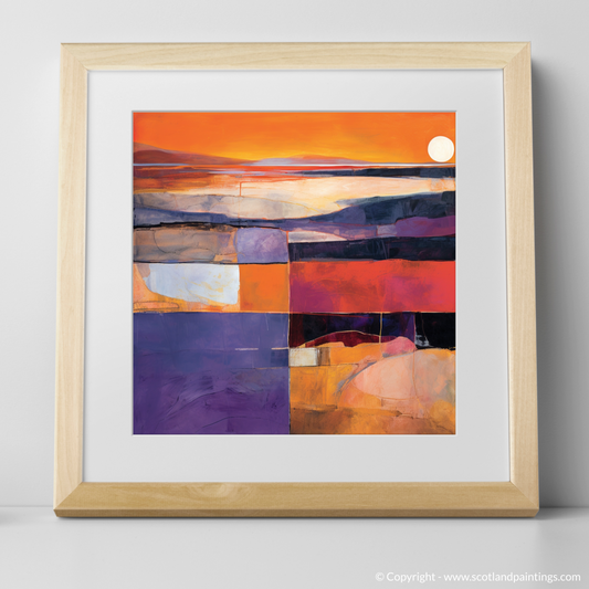 Abstract Impressionism of Seilebost Beach Sunset