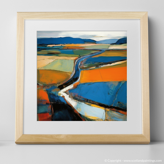 Highland River Reverie: An Abstract Impression of River Spey