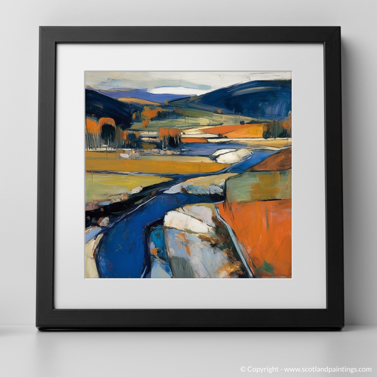 River Spey's Abstract Elegance: A Highland Impression
