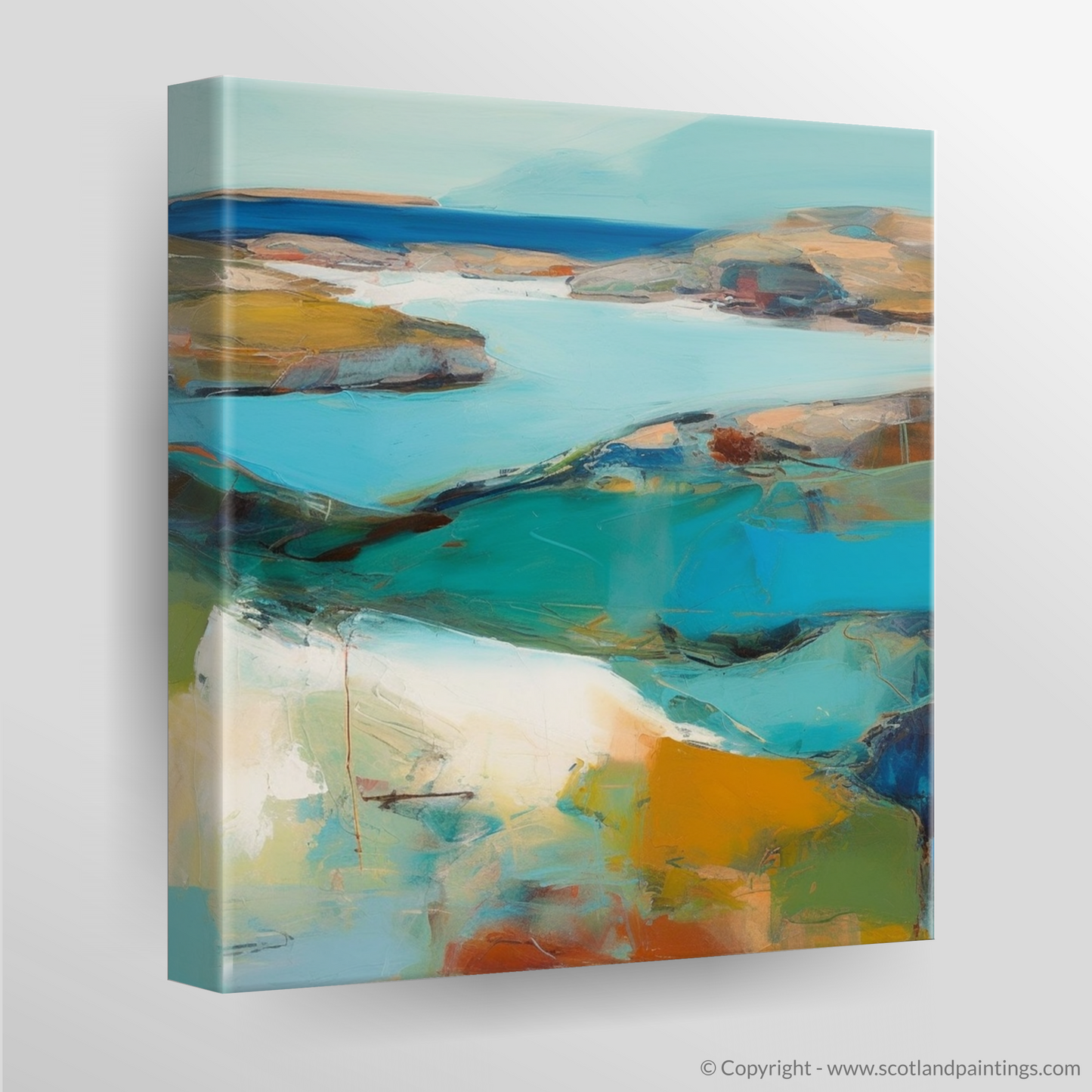 Achmelvich Bay Whispers: An Abstract Impressionist Journey