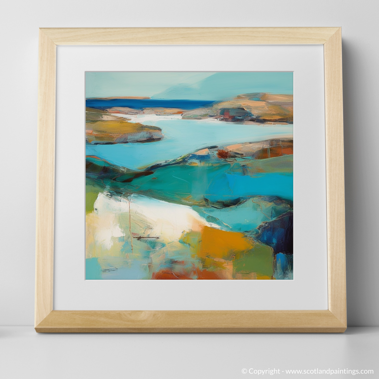 Achmelvich Bay Whispers: An Abstract Impressionist Journey