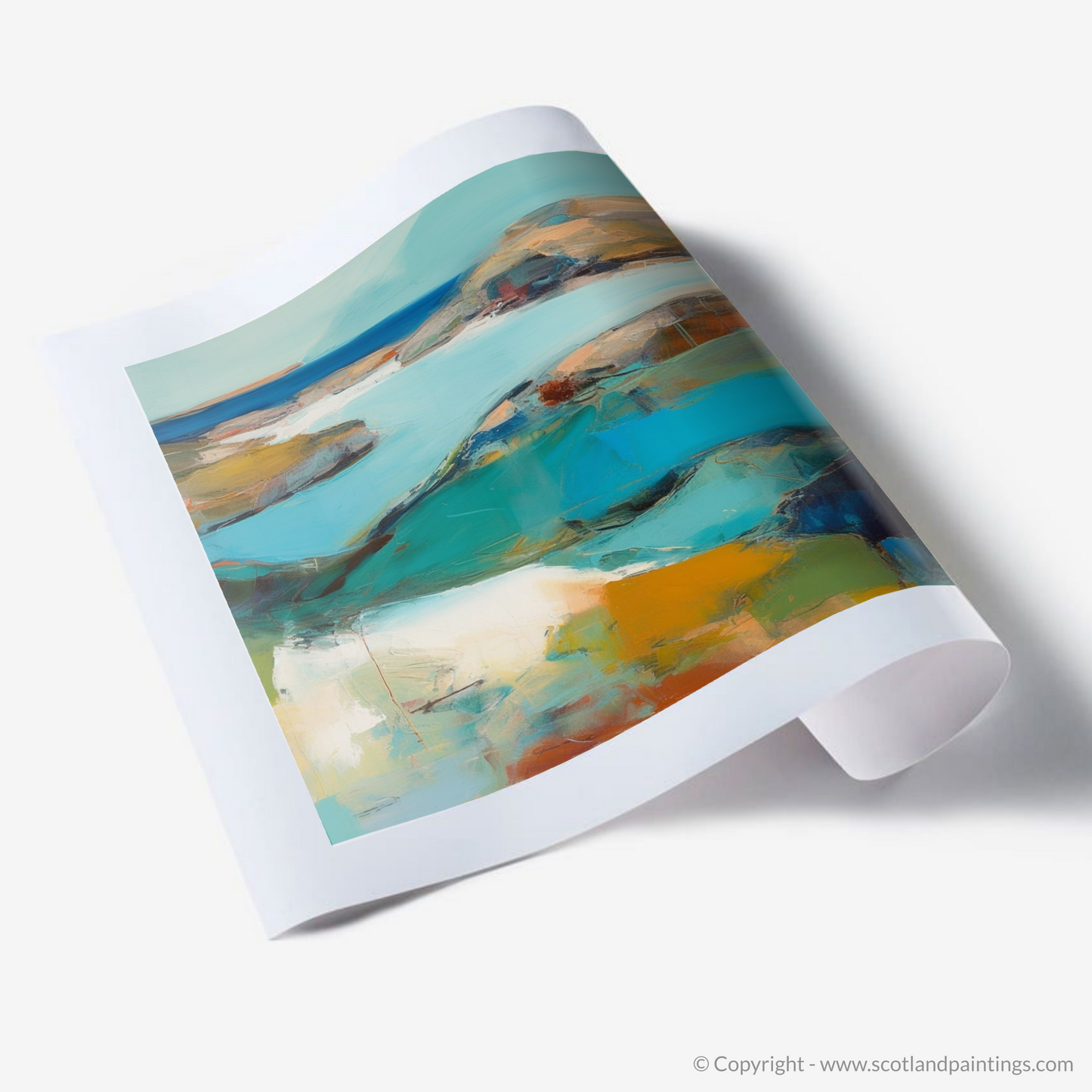 Achmelvich Bay Whispers: An Abstract Impressionist Journey