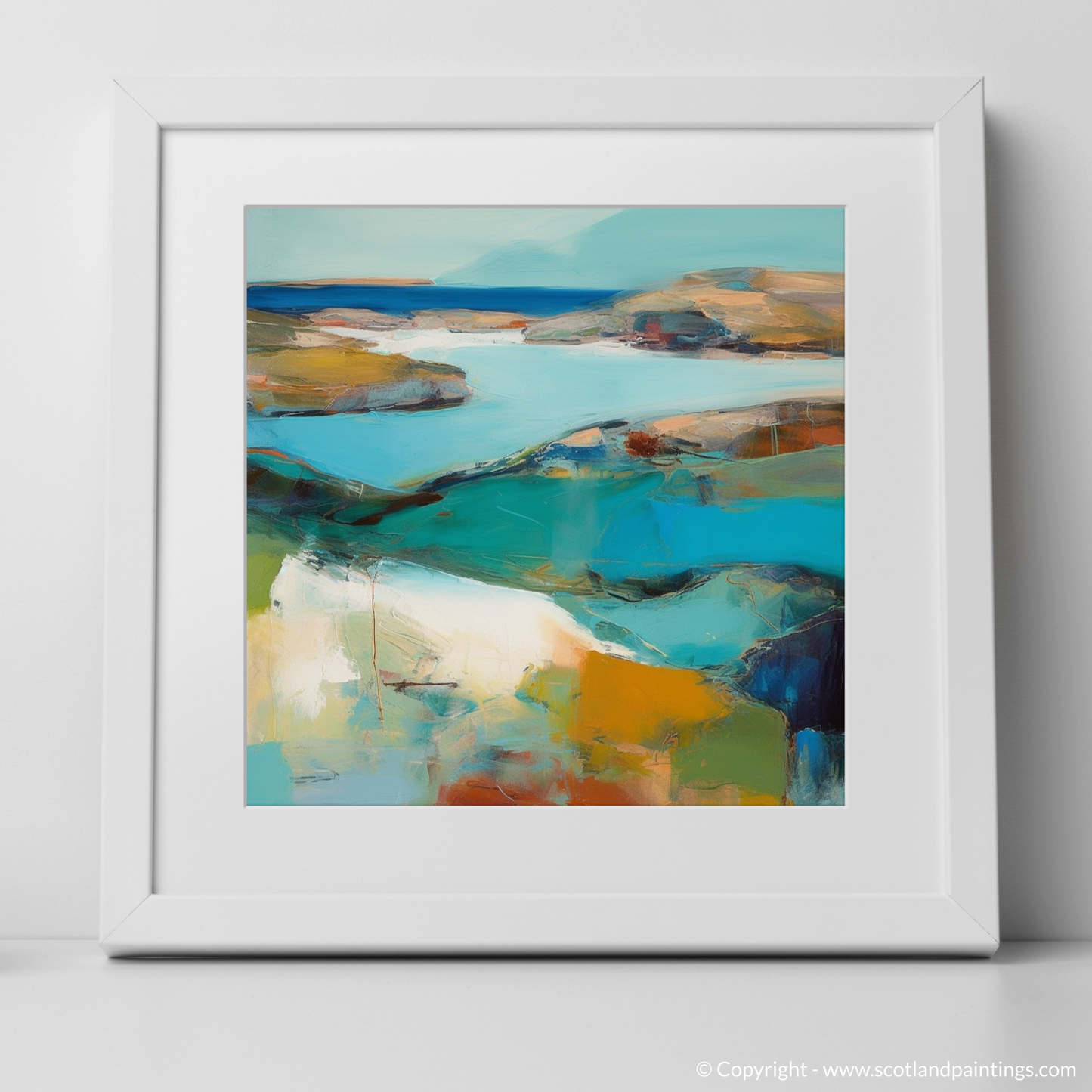 Achmelvich Bay Whispers: An Abstract Impressionist Journey