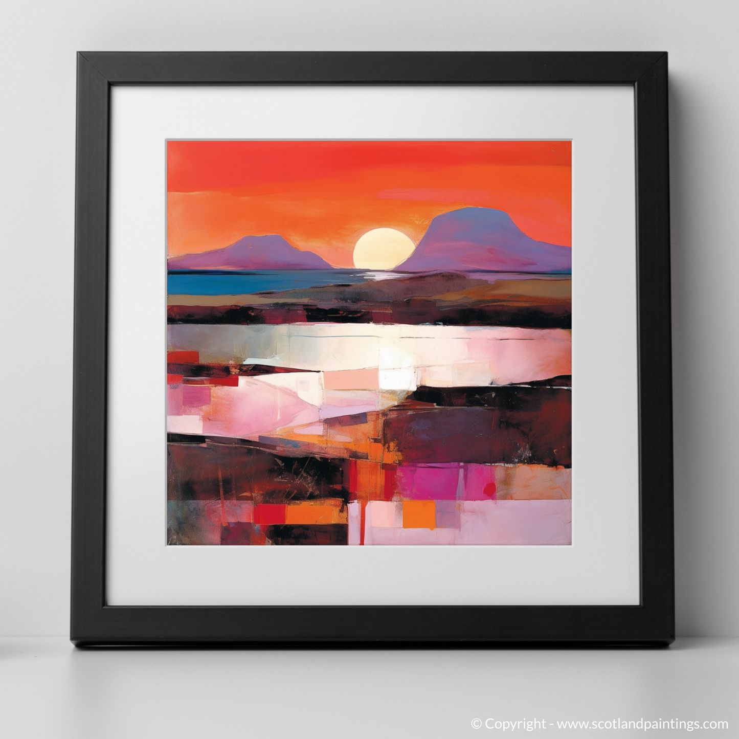 Elgol Bay at Dusk: An Abstract Impressionist Tribute