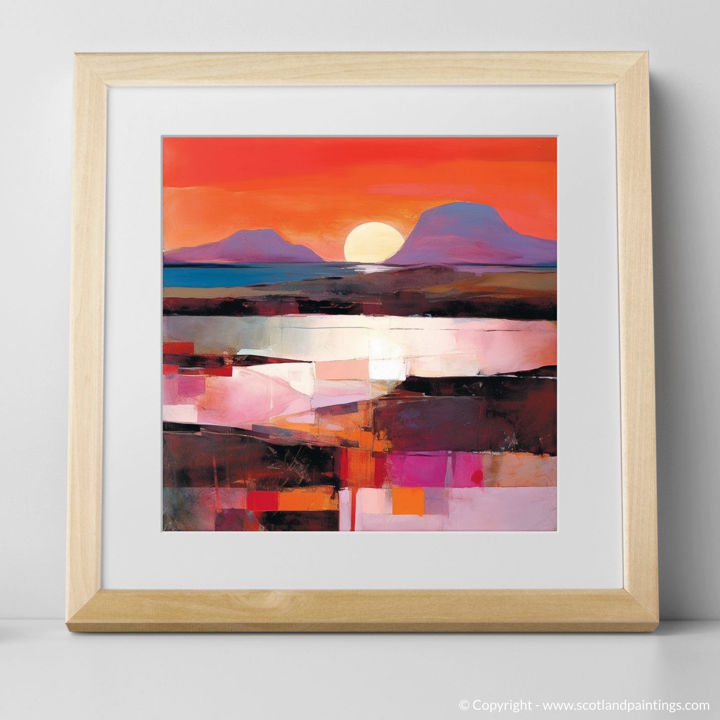 Elgol Bay at Dusk: An Abstract Impressionist Tribute