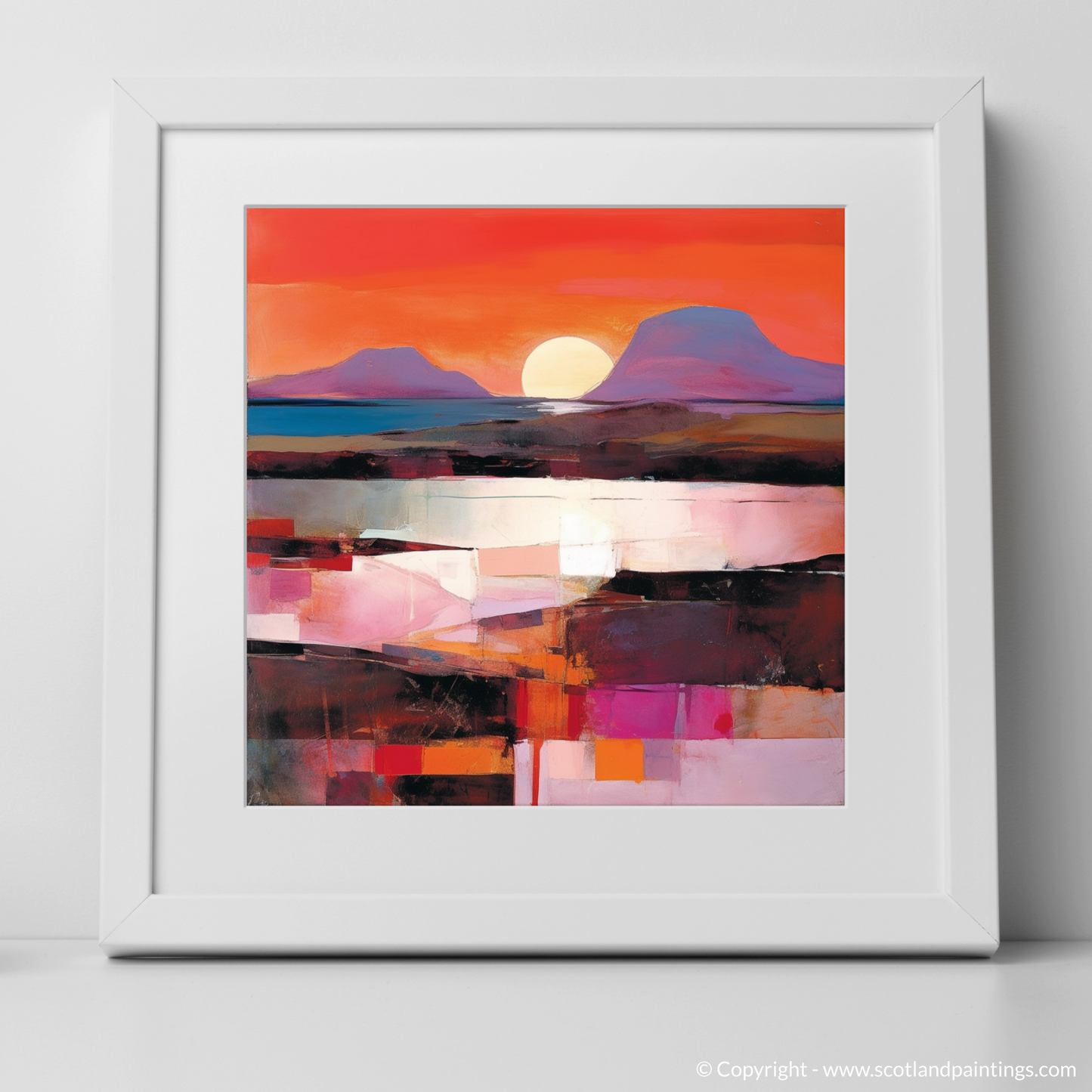 Elgol Bay at Dusk: An Abstract Impressionist Tribute