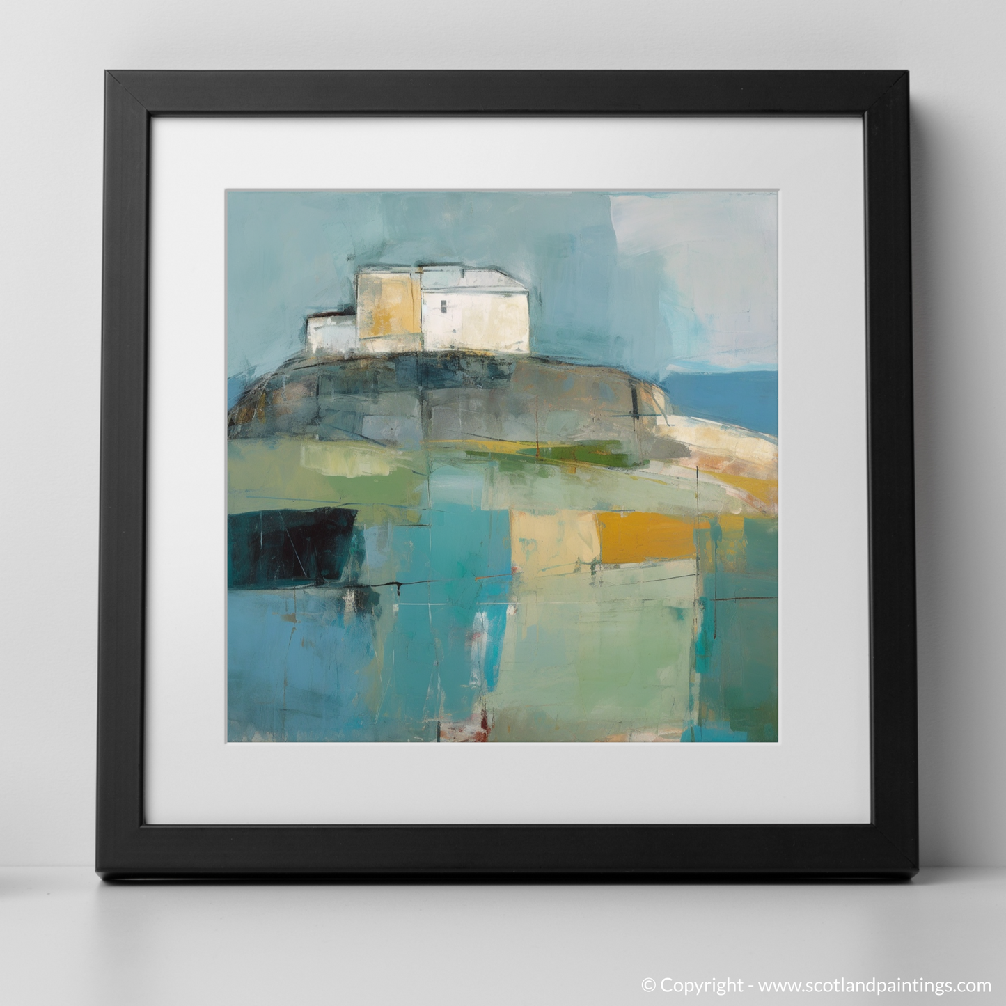 Castle Tioram Reimagined: An Abstract Impressionist Journey