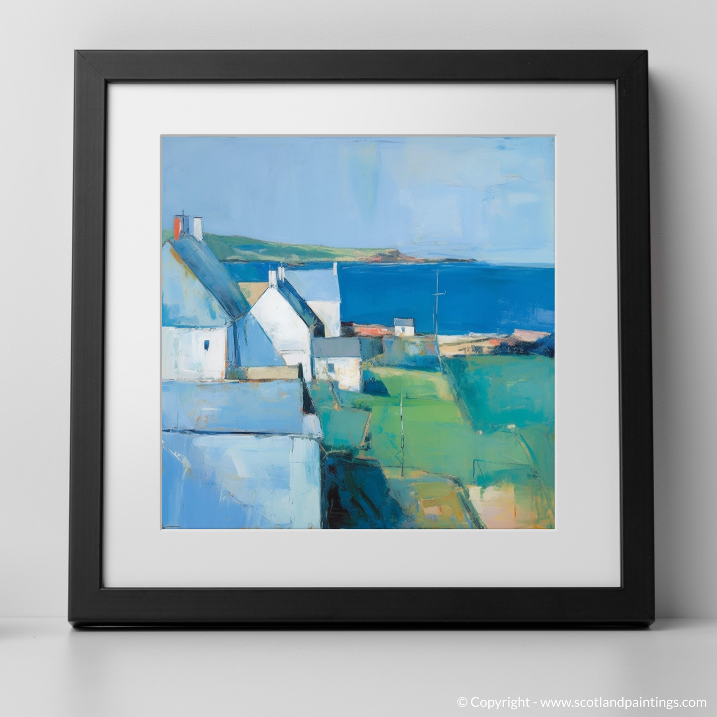 Elie Essence: An Abstract Impression of Scottish Coastal Charm