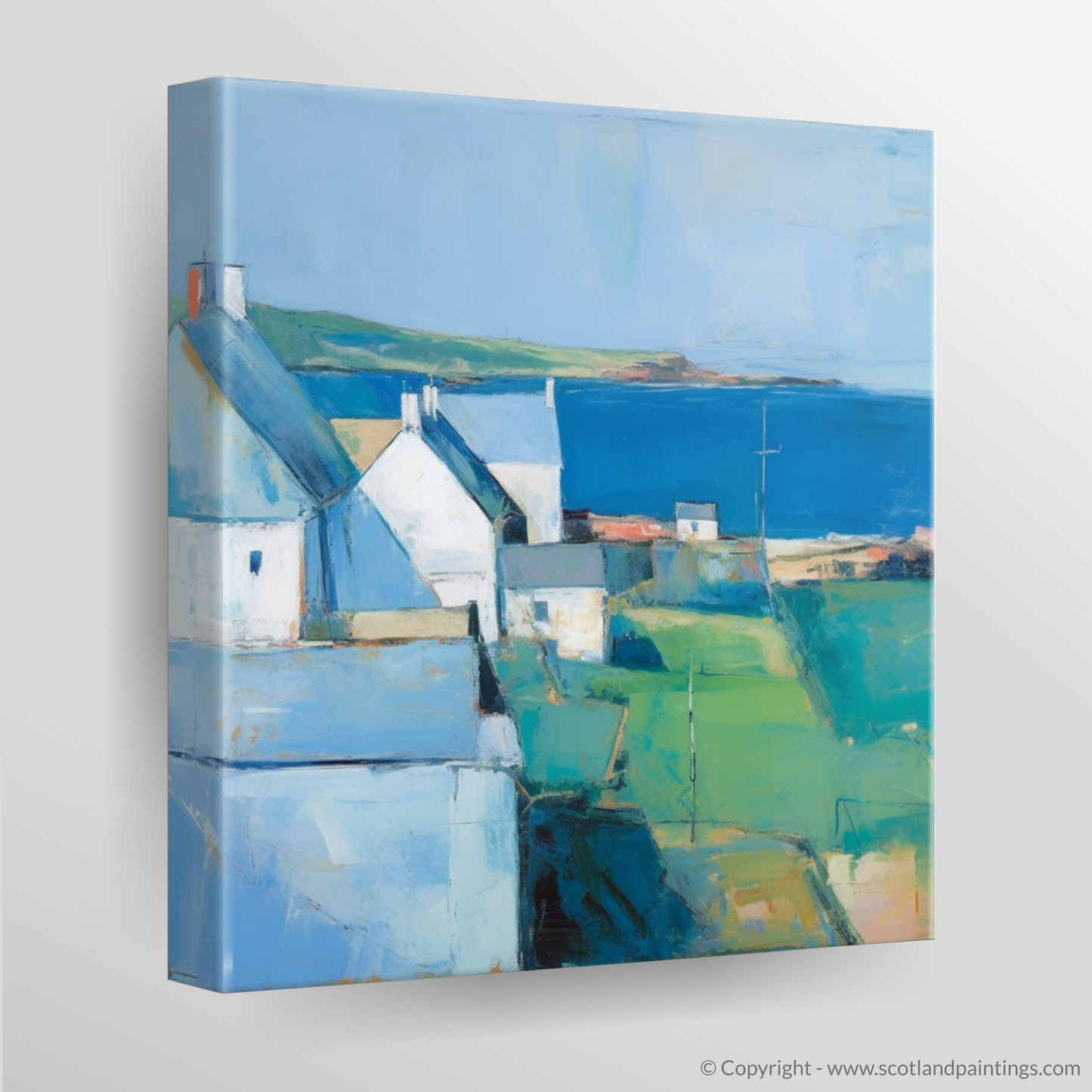 Elie Essence: An Abstract Impression of Scottish Coastal Charm