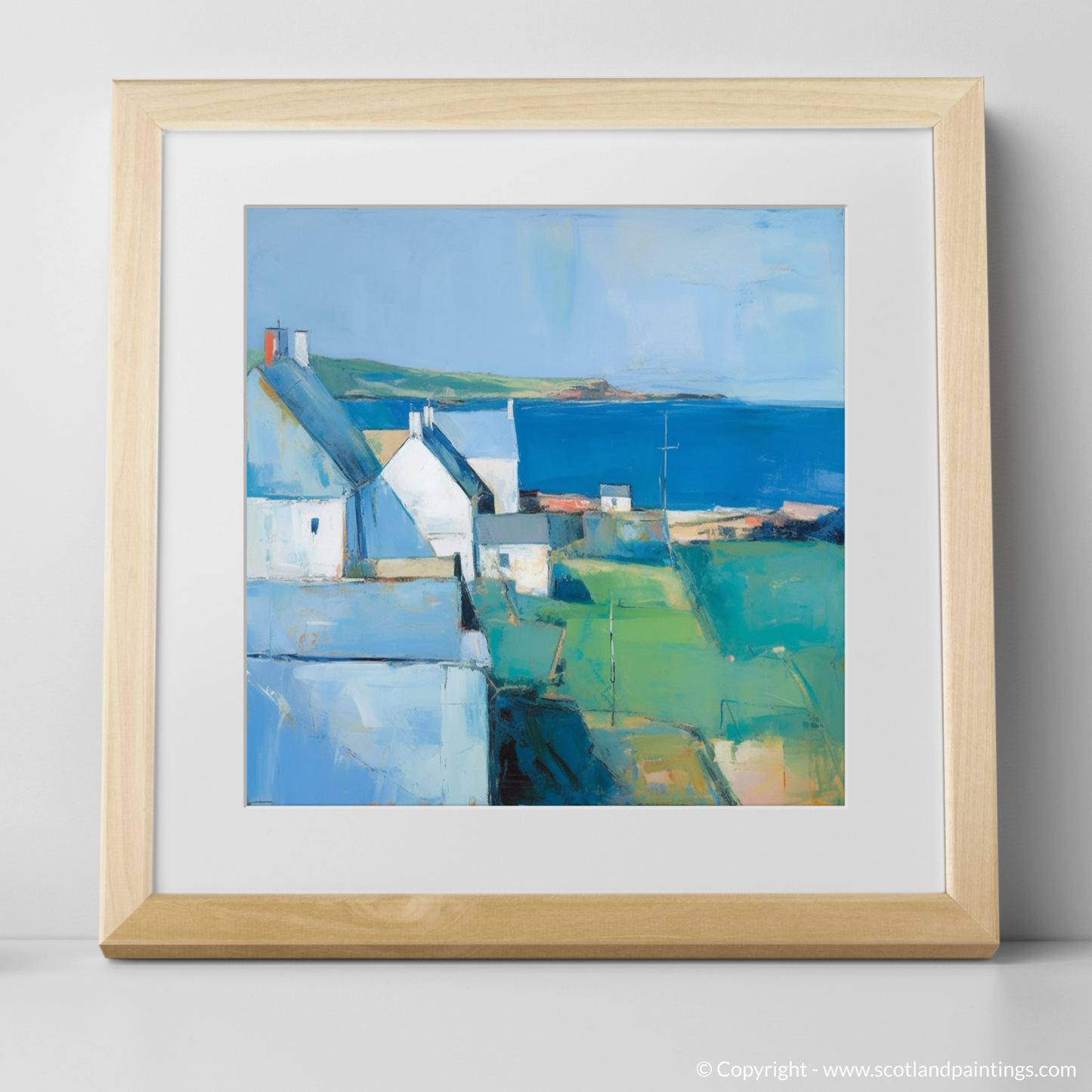 Elie Essence: An Abstract Impression of Scottish Coastal Charm