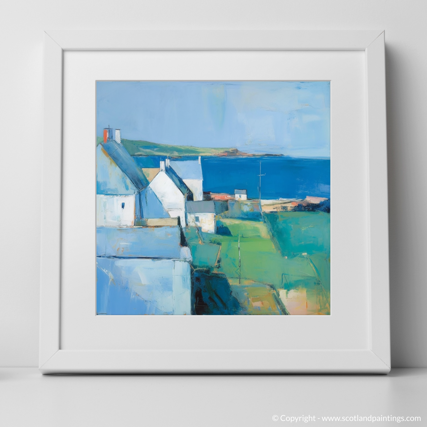 Elie Essence: An Abstract Impression of Scottish Coastal Charm