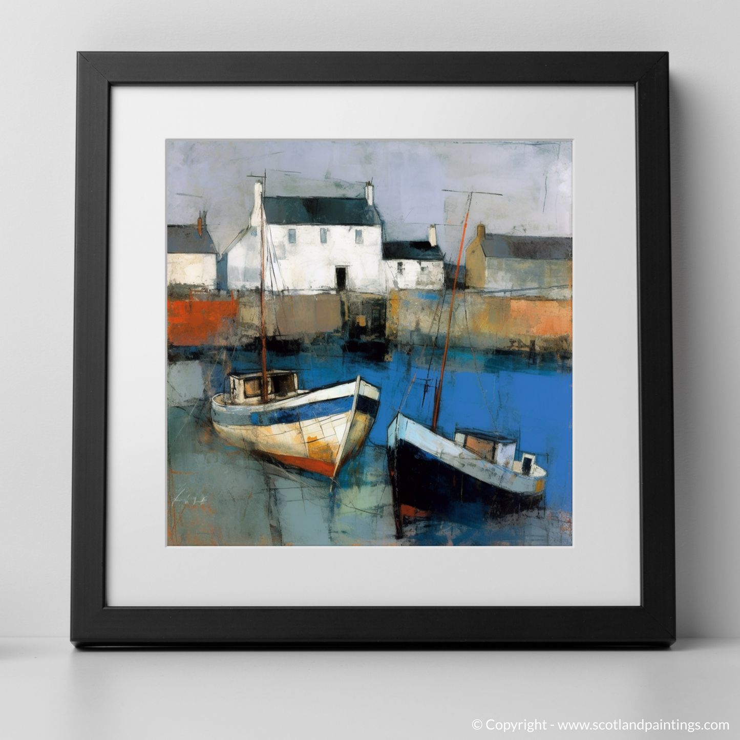 Portmahomack Harbour: An Abstract Impressionist Rhapsody