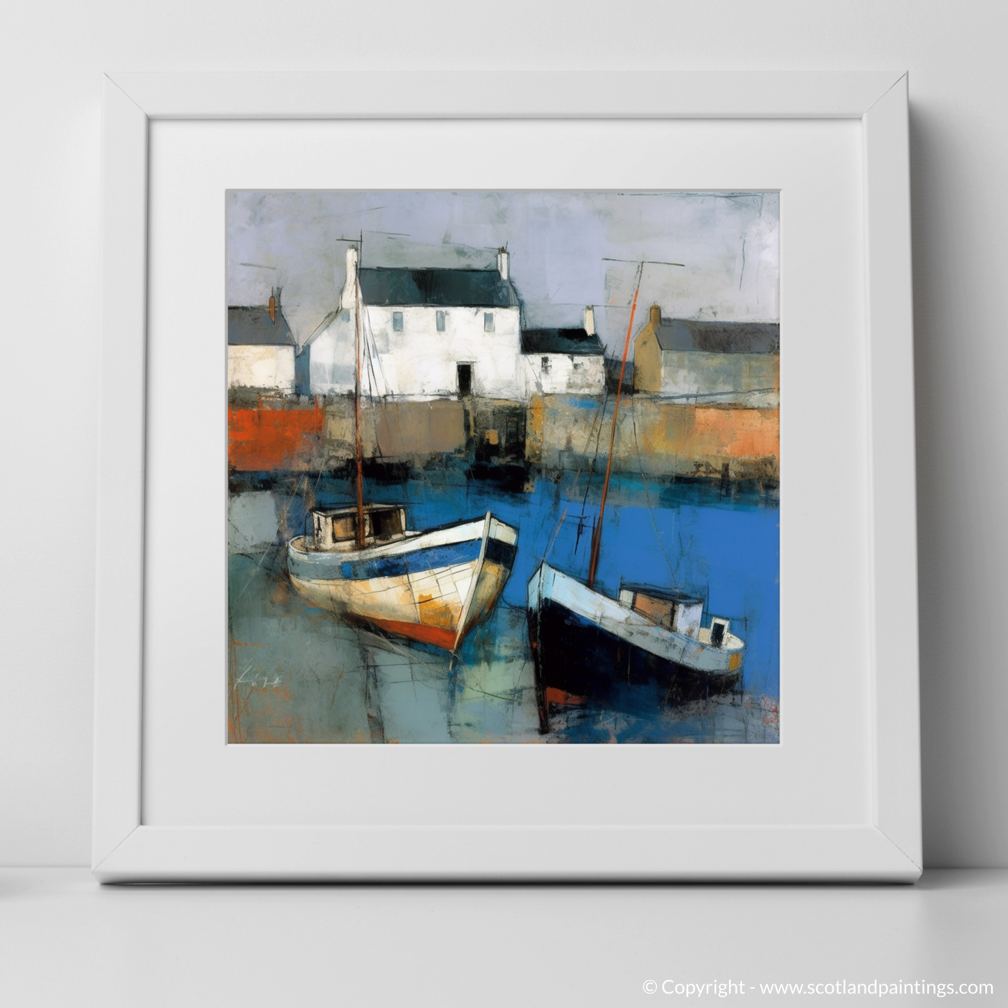 Portmahomack Harbour: An Abstract Impressionist Rhapsody