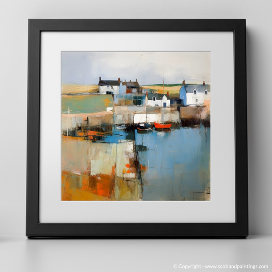 Harbour Hues: An Abstract Impression of Portmahomack Easter Ross