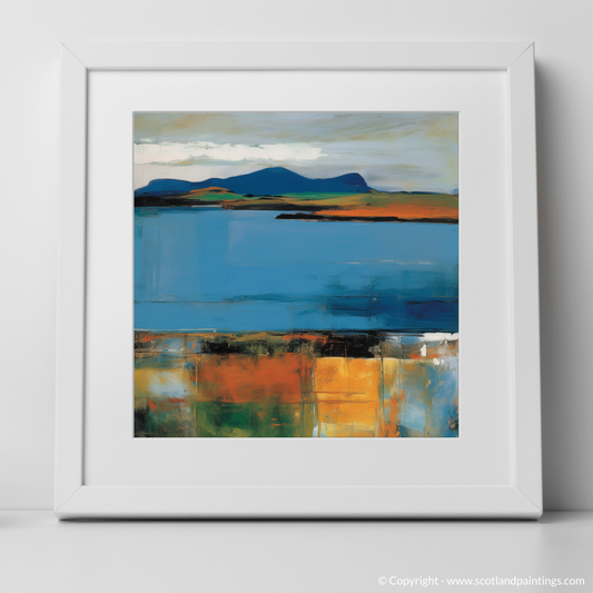 Castle Stalker Bay Serenity: An Abstract Impressionist Journey
