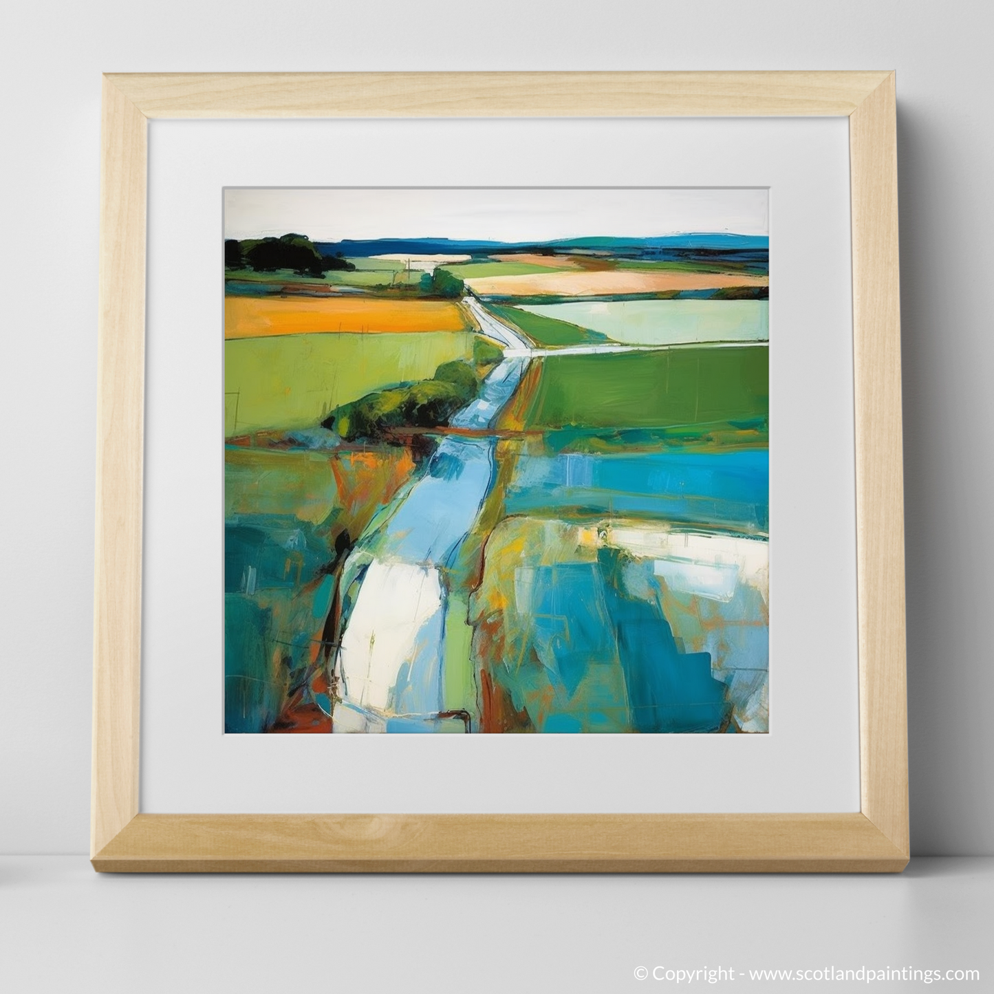 Aberdeenshire's River Don: An Abstract Impressionist Ode