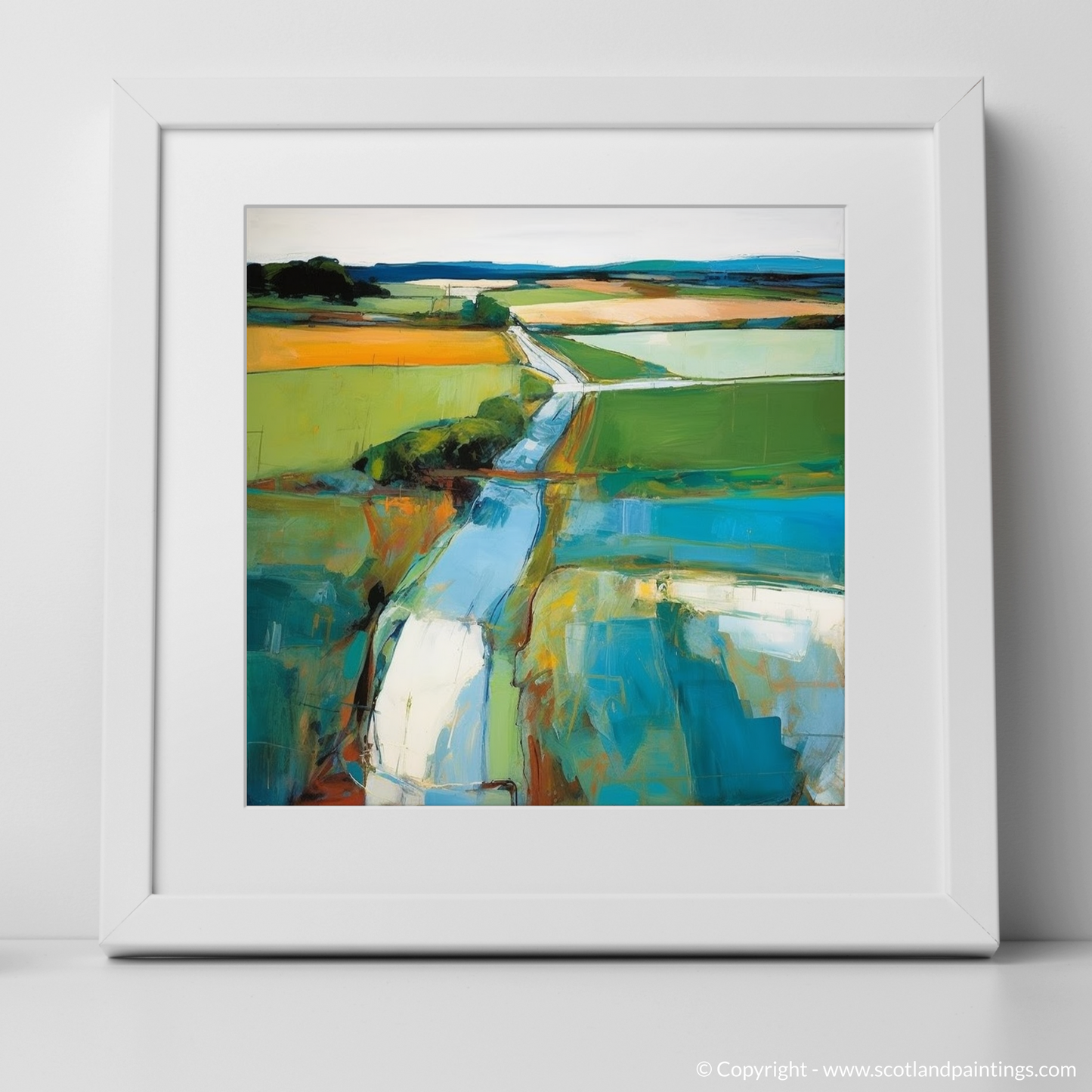 Aberdeenshire's River Don: An Abstract Impressionist Ode