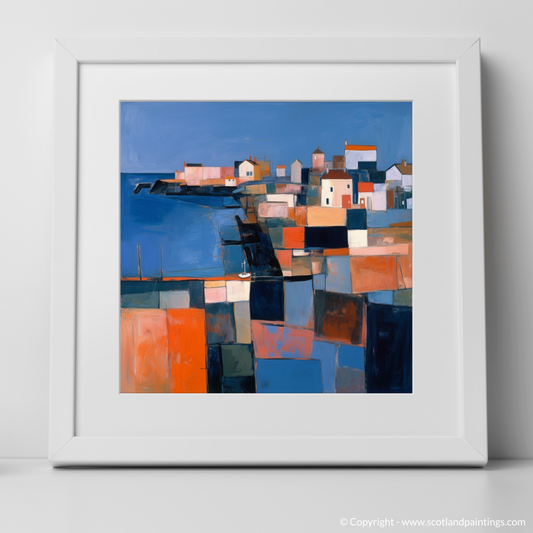 Dusk at Crail Harbour: An Abstract Impressionist Interpretation